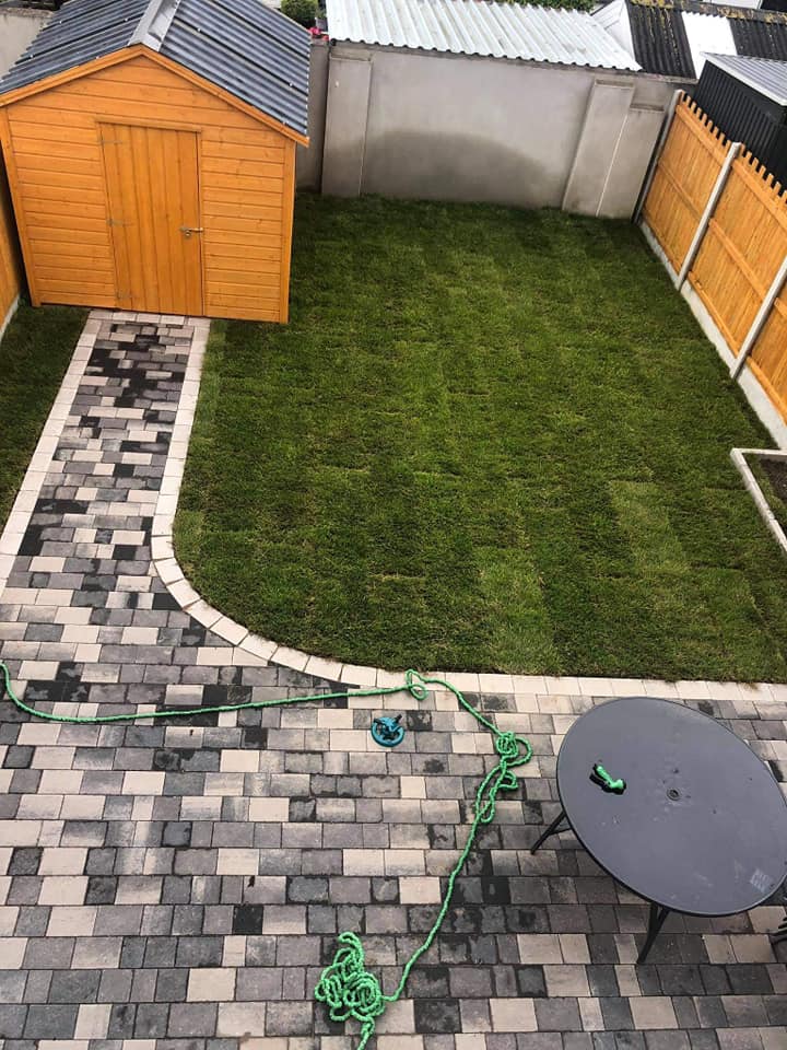 Garden after renovation