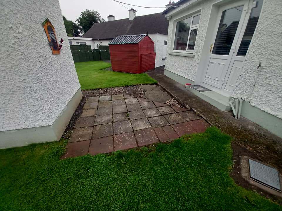 Before garden transformation