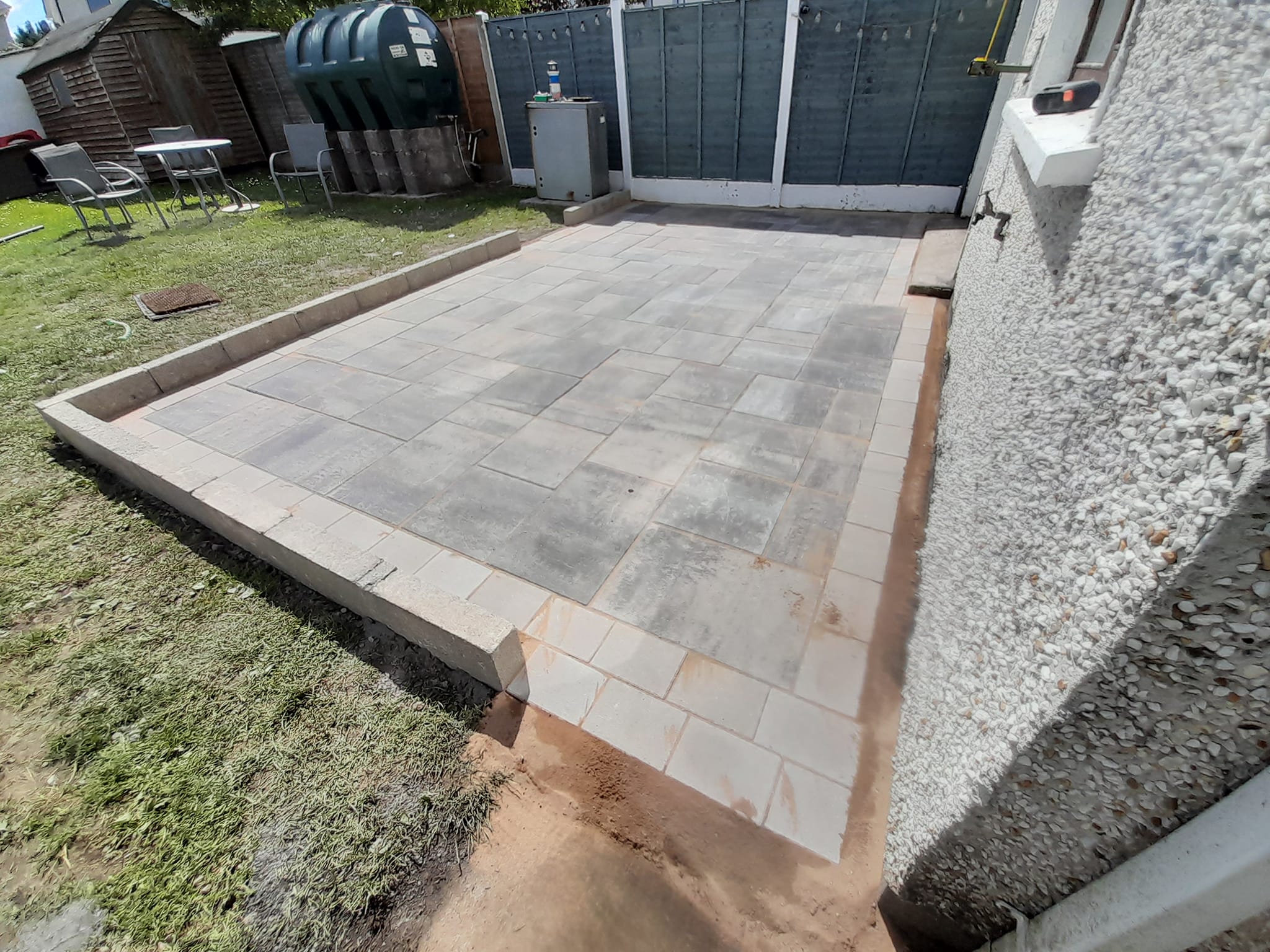 Fencing and brickwork